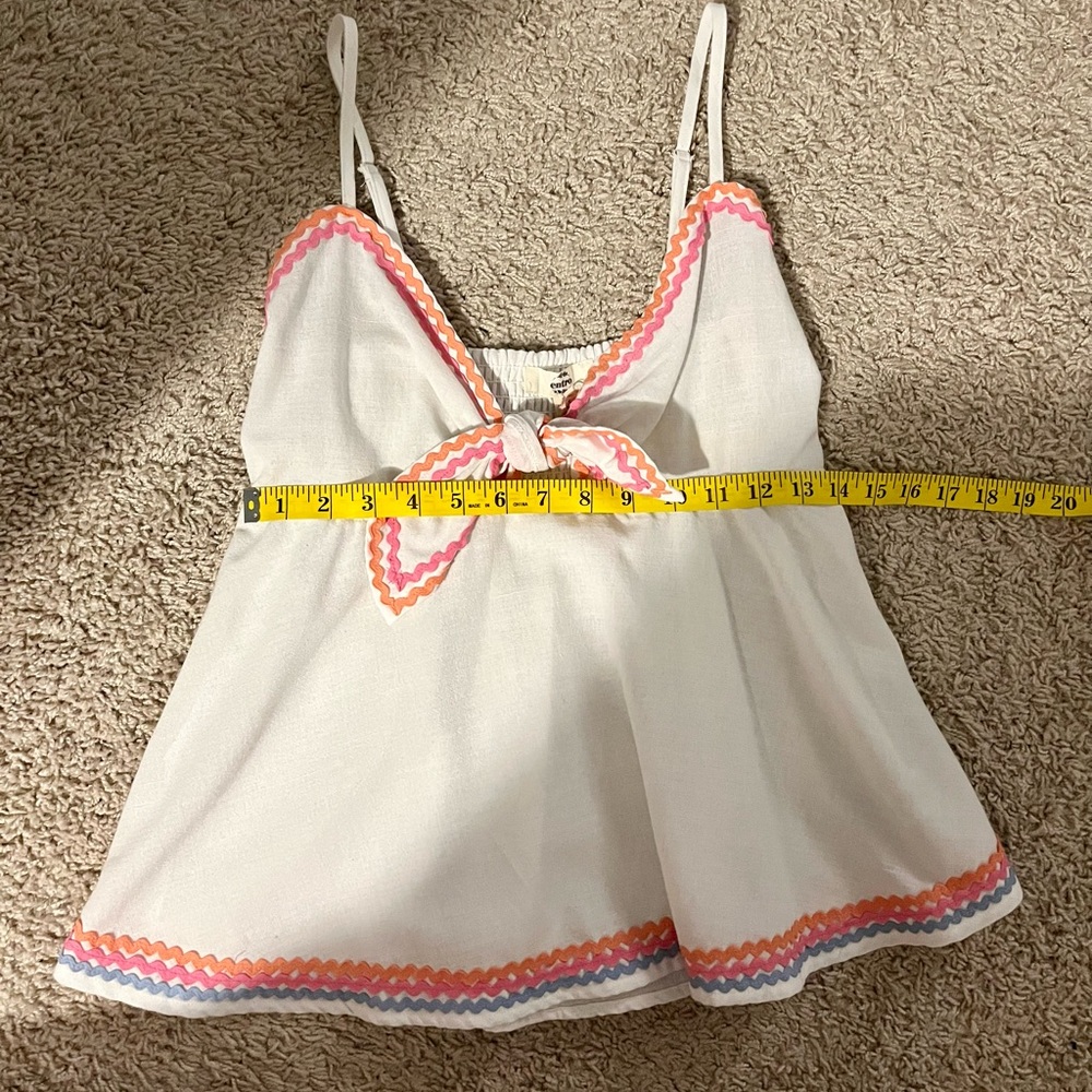 Entro White Tank Top - Picture 4 of 5